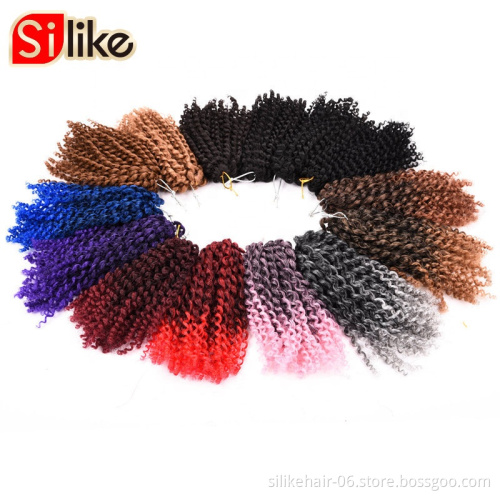Malibob Marley Braiding Hair bob dread braids  Wholesale Freetress Curly Crochet Extension Synthetic Kinky Twist Hair
